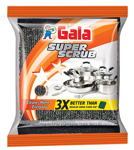 Gala Super Scrub, 9.5 x 10 cm, 1 Pc.