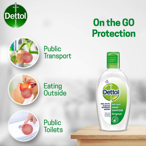 Dettol Instant Hand Sanitizer Liquid Gel