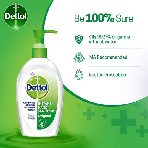 Dettol Instant Hand Sanitizer Liquid Gel