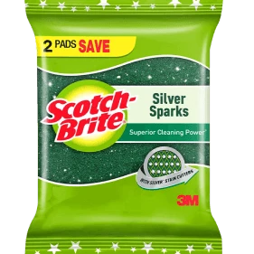 Scotch Brite Silver Spark Scrub Pad