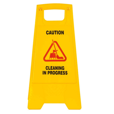 Caution Signage Board, Yellow , 61 × 30 × 4 cm ( 0.525 kg )