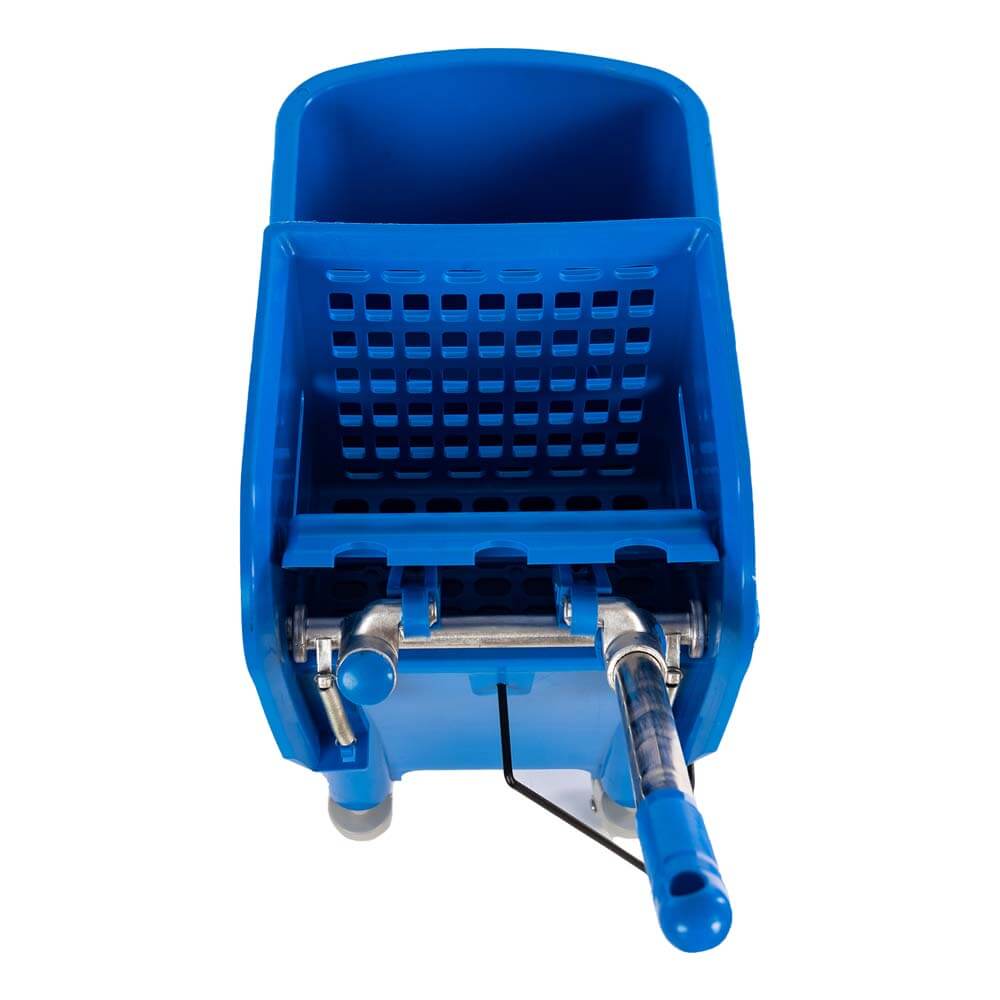 Hygiene Single Bucket Mop Wringer Trolley, 20 Ltrs. ( 1 Bucket of 20 Ltrs & 1 Down Press Wringer )
