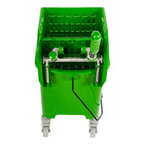 Hygiene Single Bucket Mop Wringer Trolley, 20 Ltrs. ( 1 Bucket of 20 Ltrs & 1 Down Press Wringer )