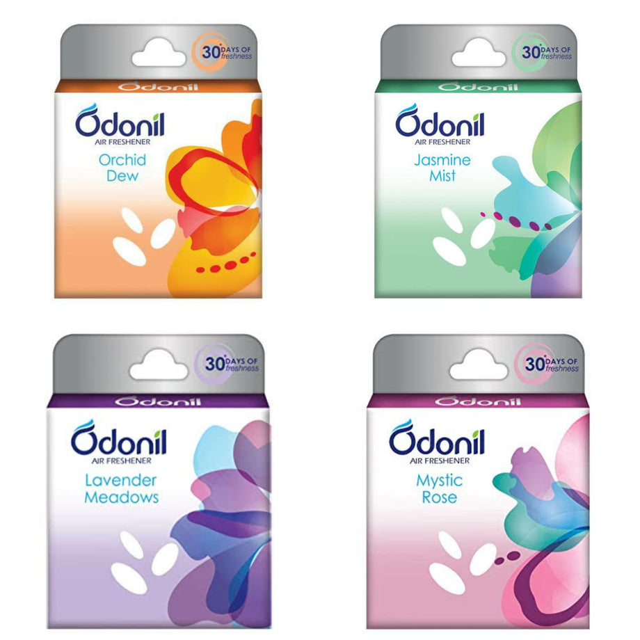 Odonil Gel Pocket Mix - 30g (3 new fragrances) | Infused with Essential  Oils | eBay