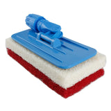 Doodlebug Scrubber Holder With 5 x 10 inch Red Pad, 1 Pcs  Free