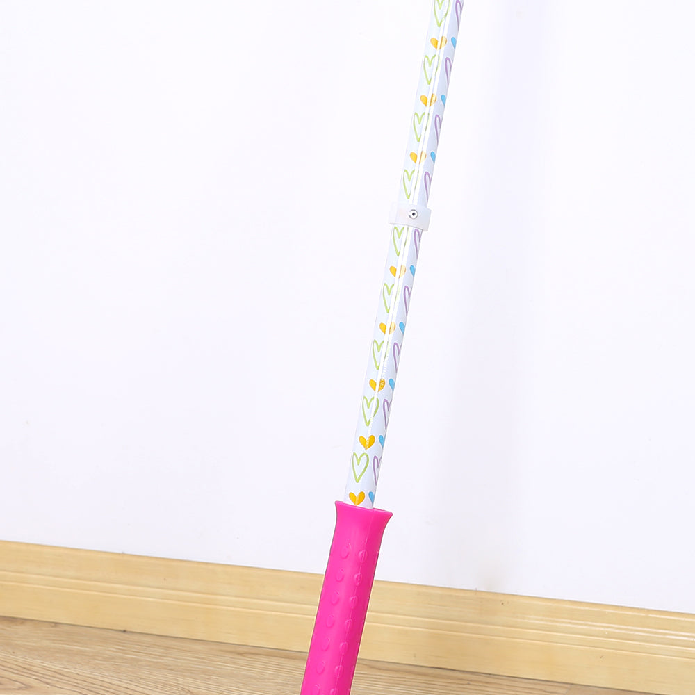 Dot Microfiber Imported Twist Mop With MS Colourful Handle, Multicolour