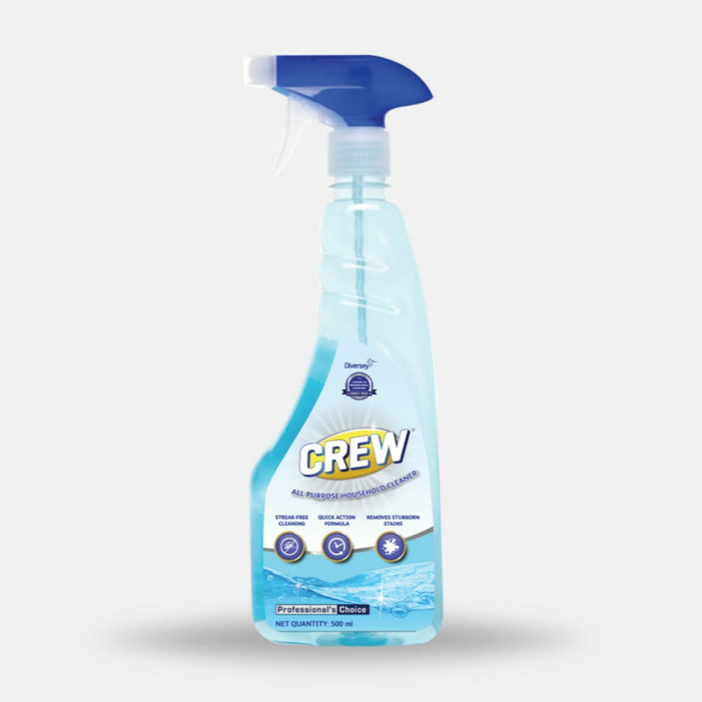 Crew All Purpose Household & Glass Cleaner, 500 Ml