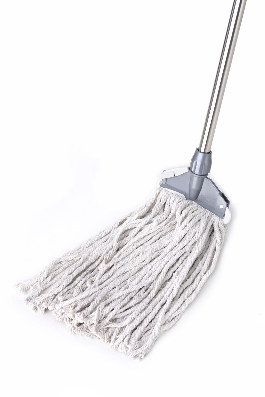 T300 Titan 6" Cotton Clip & Fit Wet Mop, Cut End, 300g