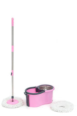 Marca Bucket 360 ° Spin Mop Set, 2 Pcs Refill, Stainless Steel Wringer - Multicolour