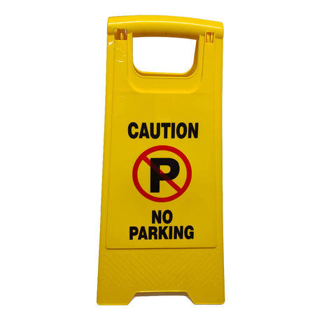 Caution Signage Board, Yellow , 61 × 30 × 4 cm ( 0.525 kg )