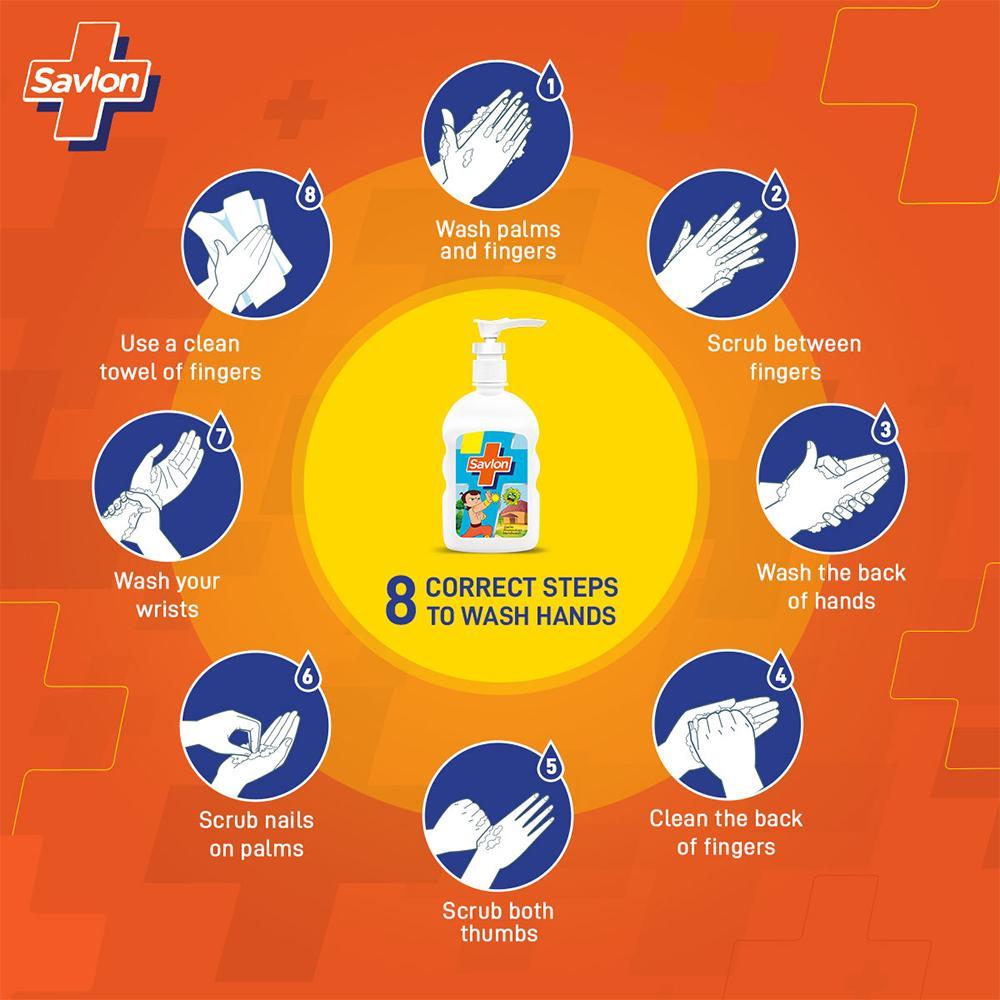 Savlon Chota Bheem Liquid Handwash, 80ml Pump
