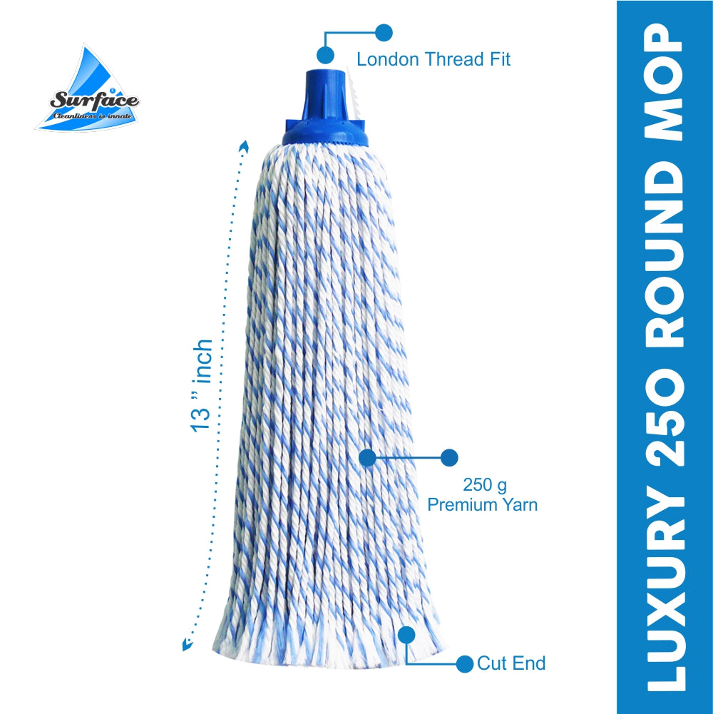 Blue Luxury Round Mop, 250g Yarn