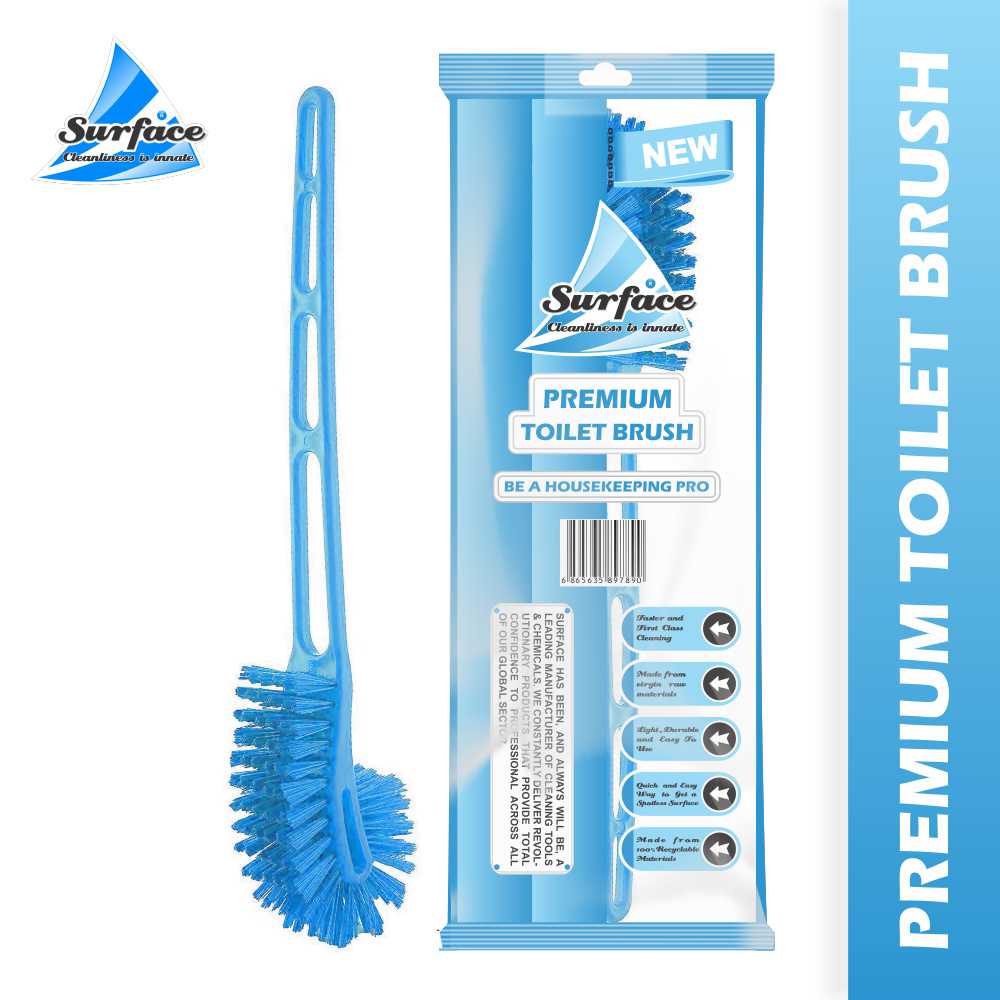 PTB Premium Double Hockey Toilet Brush, Heavy Duty