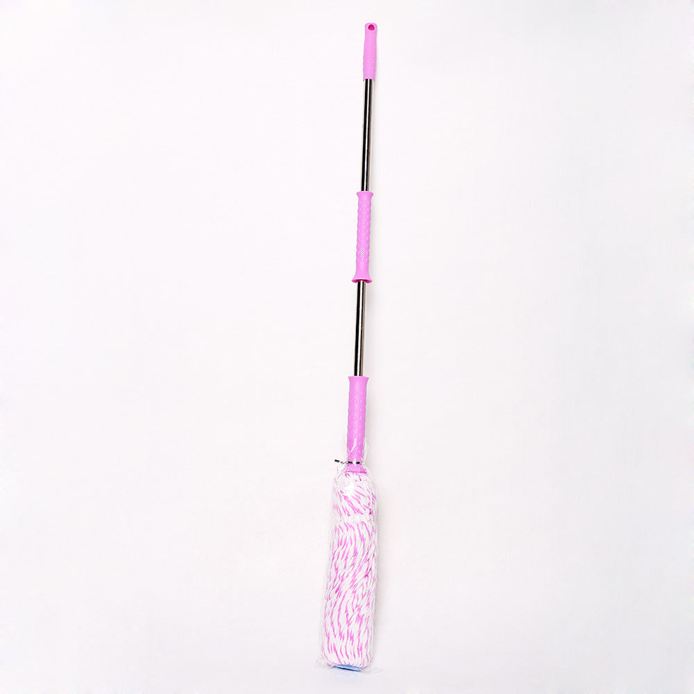 Cres Microfiber Imported Twist Mop With Ss Handle, Multicolour