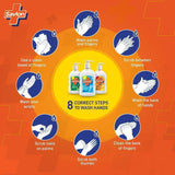 Savlon Germ Protection Liquid Handwash, Pump, 200ml +185ml, 1 Pack