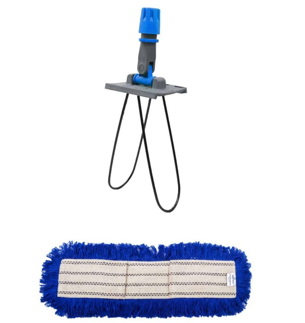 Bolt Dry Mop With Premium Acrylic Refill + Foldable Plastic Frame, 24" ( 60cm )