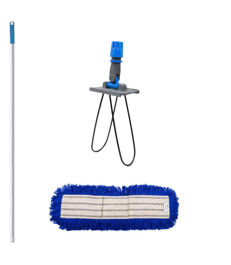Bolt Dry Mop With Premium Acrylic Refill + Foldable Plastic Frame, 24" ( 60cm )