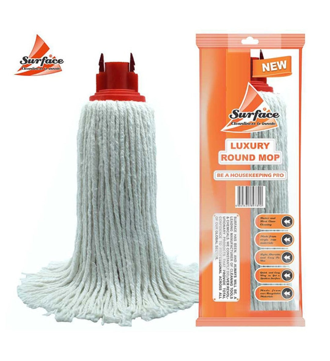 WL250 White Luxury 250 - Round Mop