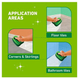 Scotch Brite Bathroom Handle Scrubber Brush - Green , 1 Pc