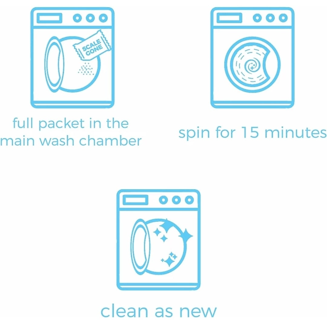 Scale Gone - Washing Machine Premium De-scaler | Top & Front Washing Machine Drum/Tub Cleaner, 100 g