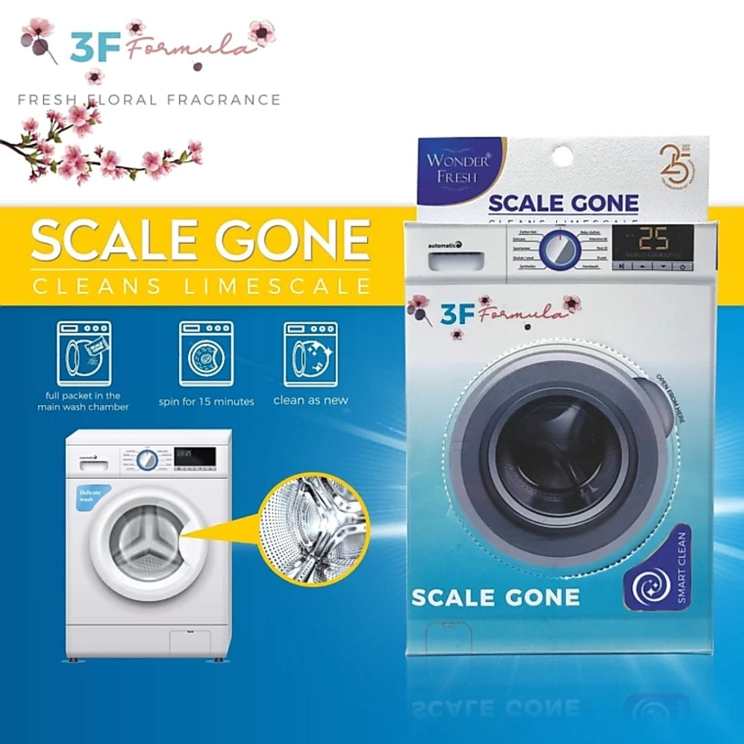 Scale Gone - Washing Machine Premium De-scaler | Top & Front Washing Machine Drum/Tub Cleaner, 100 g