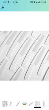 White Disposable Comb, 19 x 3.5 cm, 100 pcs