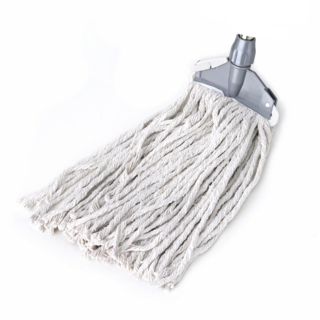 T300 Titan 6" Cotton Clip & Fit Wet Mop, Cut End, 300g