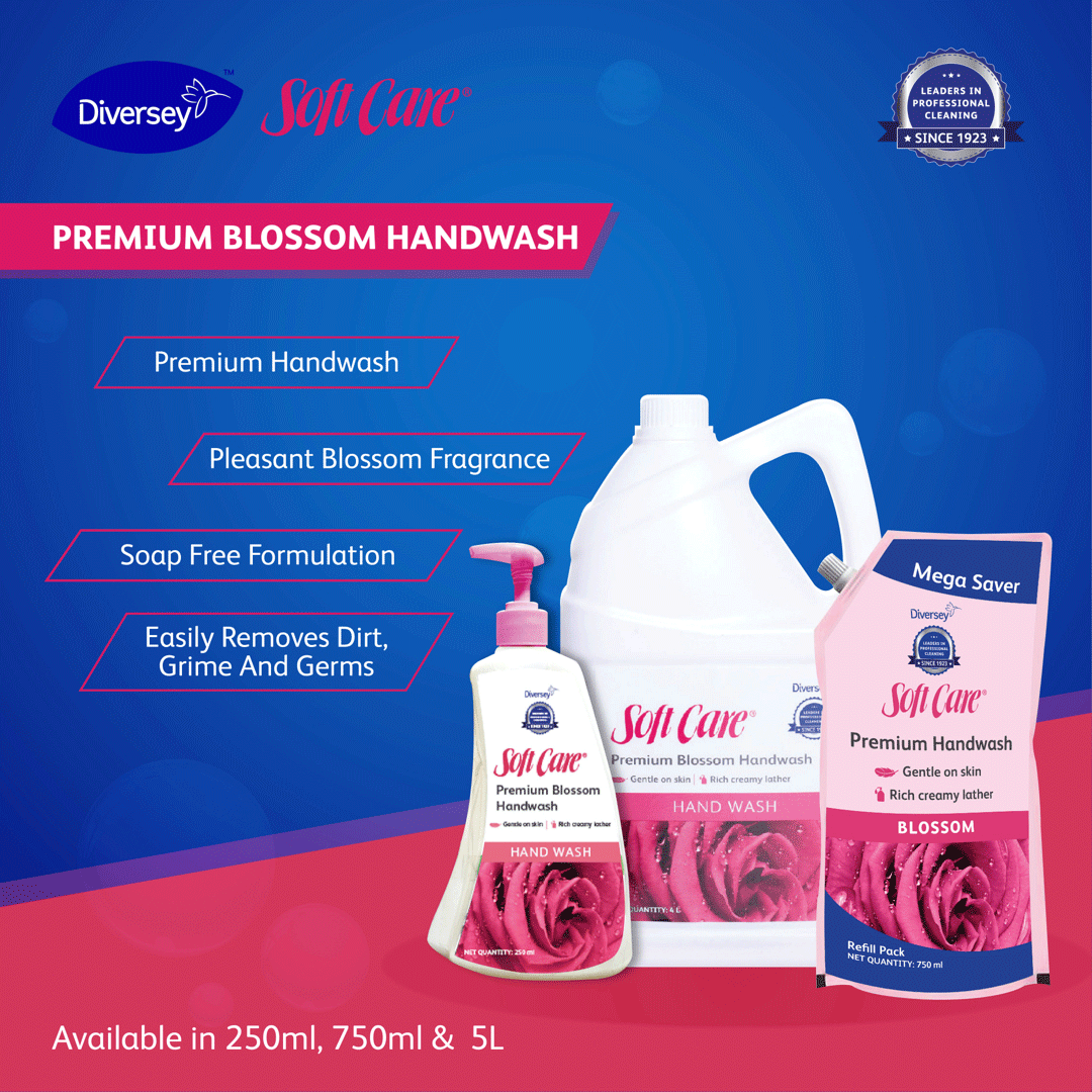 Softcare Blossom Liquid Handwash Refill Pack, 5 L
