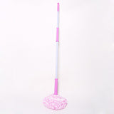 Dot Microfiber Imported Twist Mop With MS Colourful Handle, Multicolour