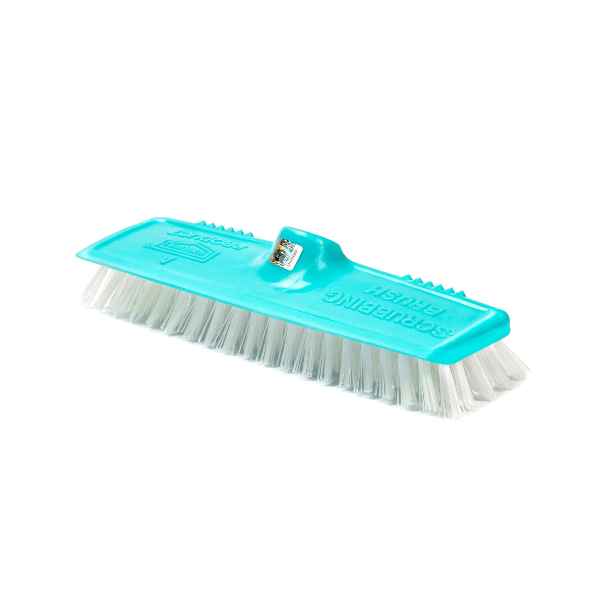 Unique Scrubbing Brush with 4' FT Zinc Coated Heavy Duty MS Rod, Multicolour