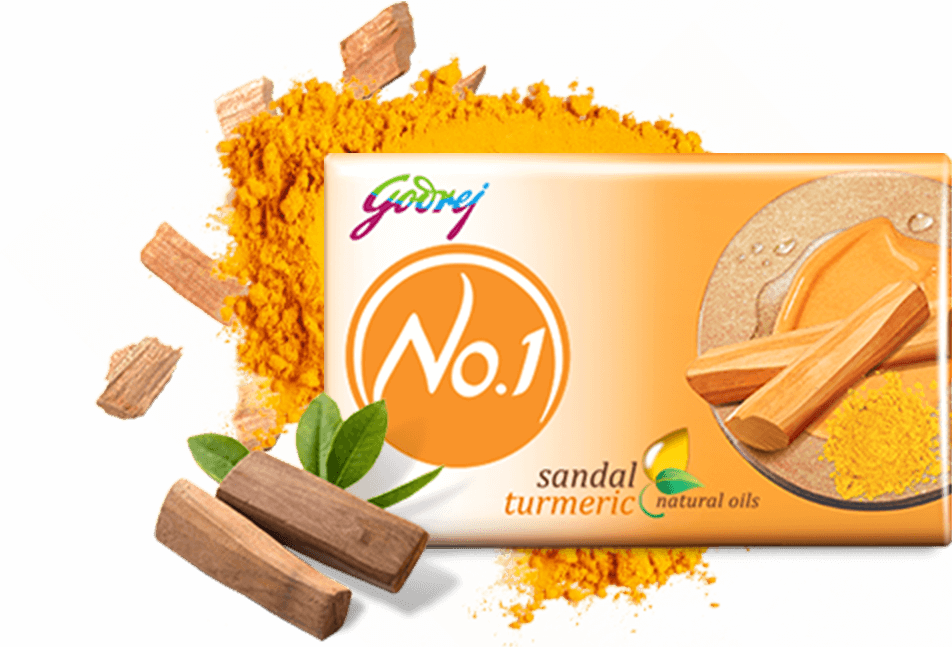 Godrej No 1 Soap, 100g x 5 Pcs. ( 1 Set )