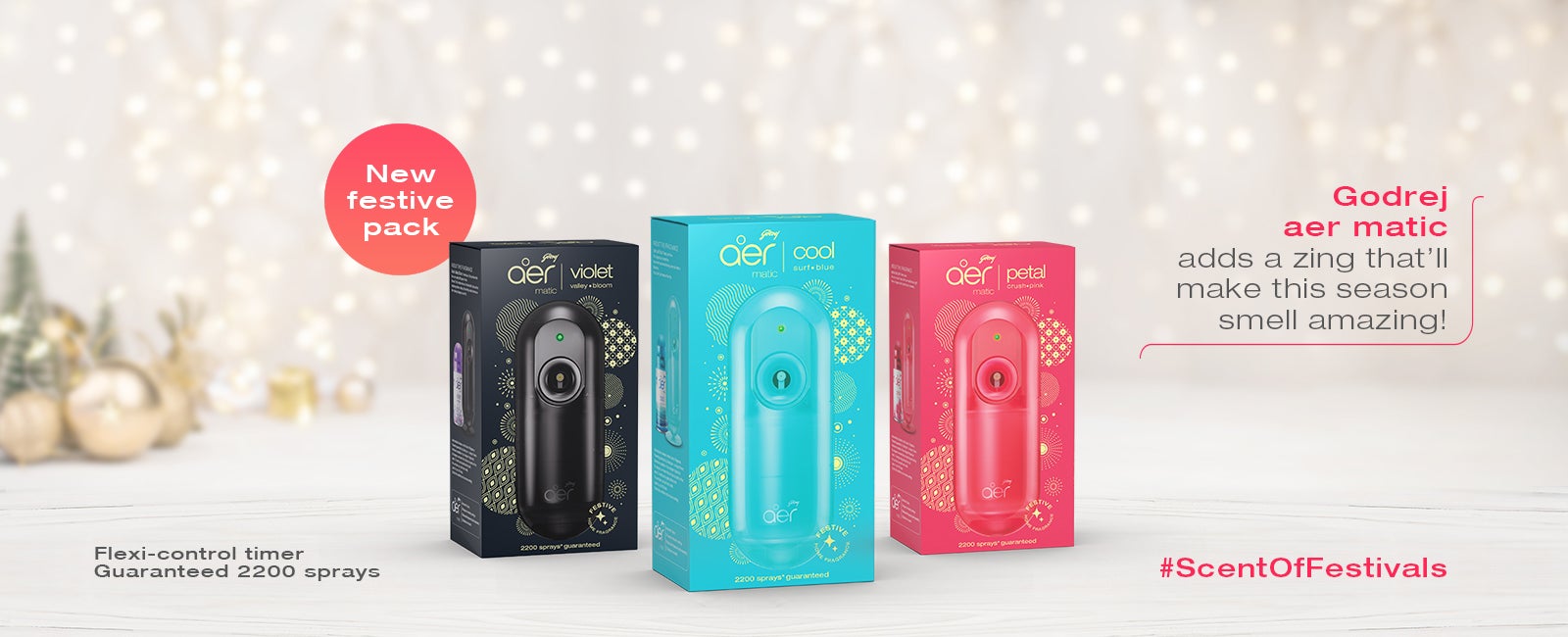 Aer Matic Automatic Air Freshener With Dispenser & Refill, 225 ml