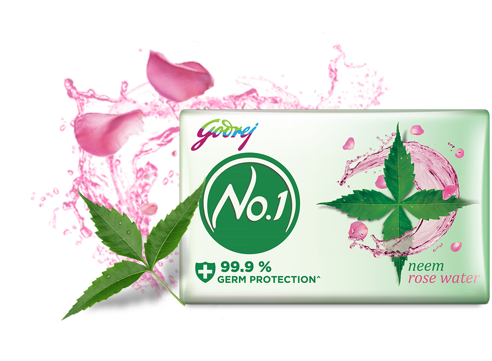 Godrej No 1 Soap, 100g x 5 Pcs. ( 1 Set )