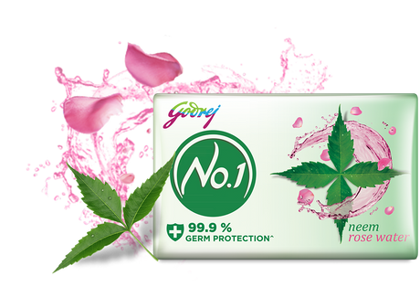 Godrej No 1 Soap, 100g x 5 Pcs. ( 1 Set )