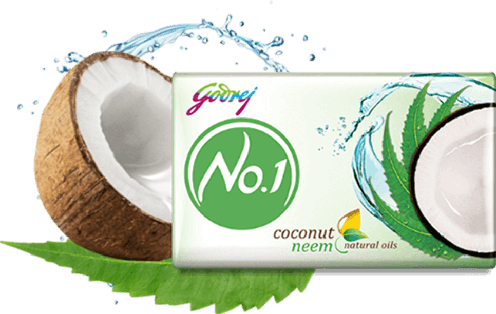 Godrej No 1 Soap, 100g x 5 Pcs. ( 1 Set )