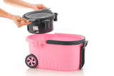 Mundo Bucket 360 ° Spin Mop Set, 2 Pcs Refill, Stainless Steel Wringer - Multicolour