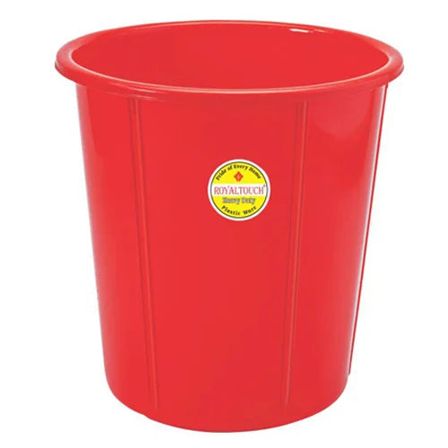 Classic Plastic Open Dustbin, Multicolour