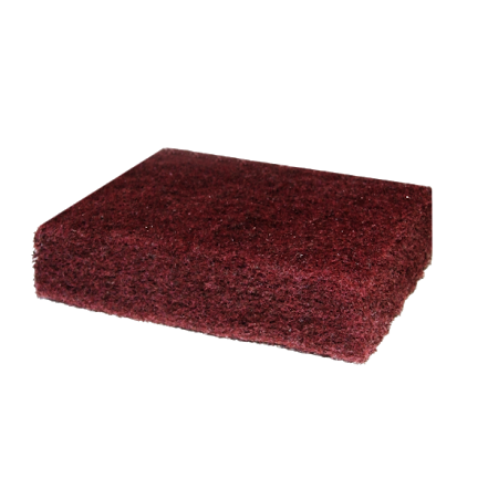 Generic Red Scrub Pad, 20mm,  3"x4", ( RAJ34 ), Red - Pack of 40 Pcs