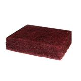 Generic Red Scrub Pad, 20mm,  3"x4", ( RAJ34 ), Red - Pack of 40 Pcs