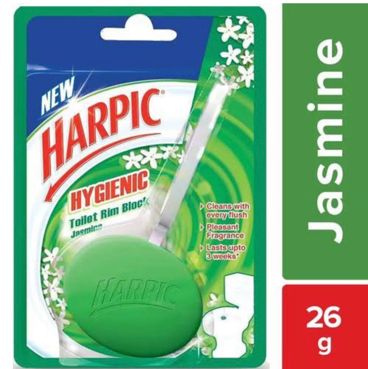 Harpic Hygienic Toilet Cleaner Rim Block - 26g , 1 Pcs