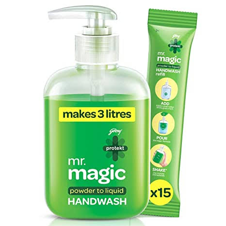Godrej Protekt Mr Magic Powder To Liquid Handwash