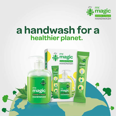 Godrej Protekt Mr. Magic Powder To Liquid Handwash,( 9G )