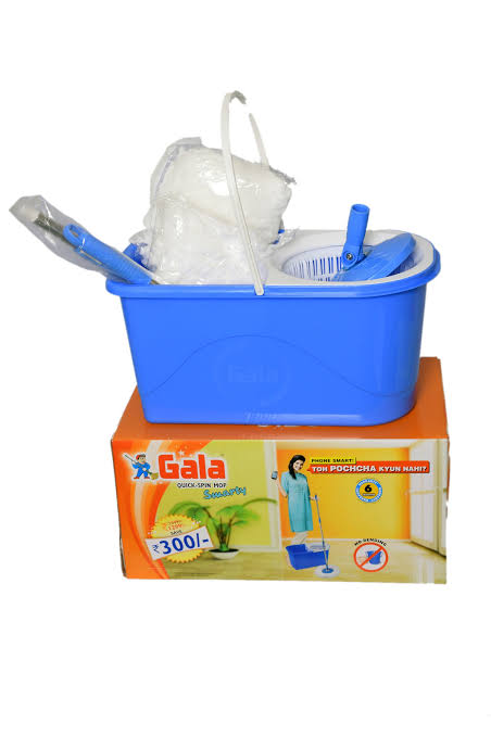 Gala Smarty - Bucket 360 ° Spin Mop Set, 1 Pcs Refill Free