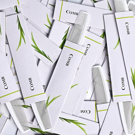 White Disposable Comb, 19 x 3.5 cm, 100 pcs