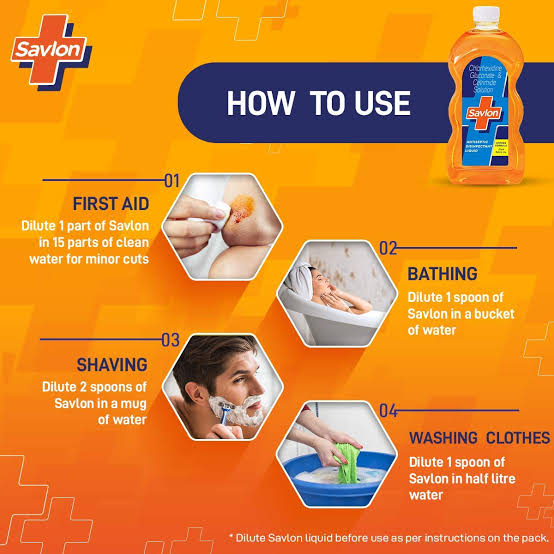 Savlon Antiseptic Liquid, 1 L