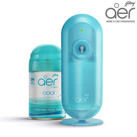 Aer Matic Automatic Air Freshener With Dispenser & Refill, 225 ml