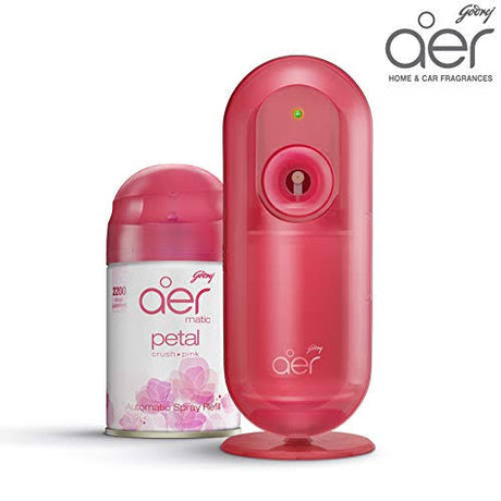 Aer Matic Automatic Air Freshener With Dispenser & Refill, 225 ml