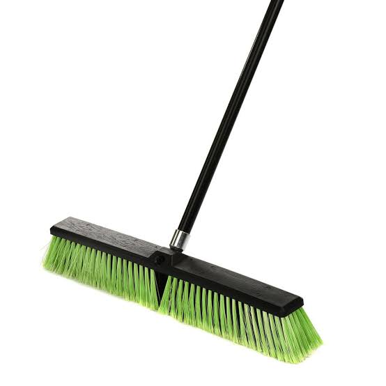 PB24" Push Broom Deck Scrubber With 5 FT Heavy Duty Rod