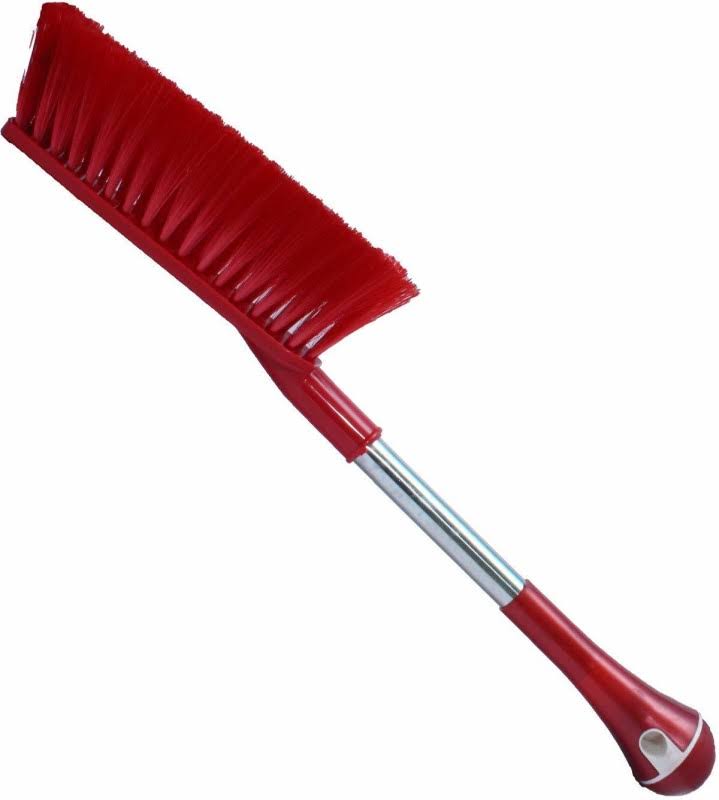 Lecra Dusting Brush with Detachable Handle, Multicolour