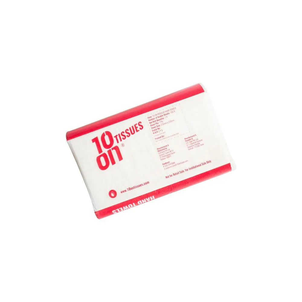 10on Lite Regular Multi M Fold Paper Hand Towel , 1 Ply, 150 Pull, 21x21 cm